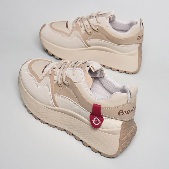 Damen Sportliche Chunky Sneakers mit hohem Tragekomfort und rutschfester Sohle EB