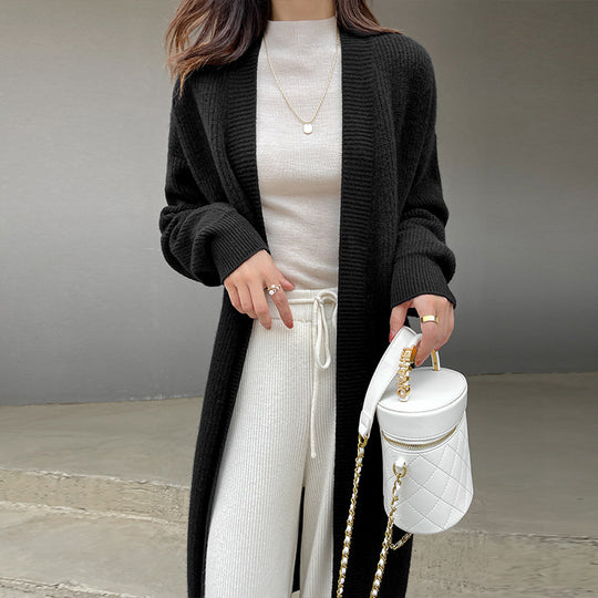Damen Strickcardigan mit lässigem Schnitt und praktischen Taschen EB