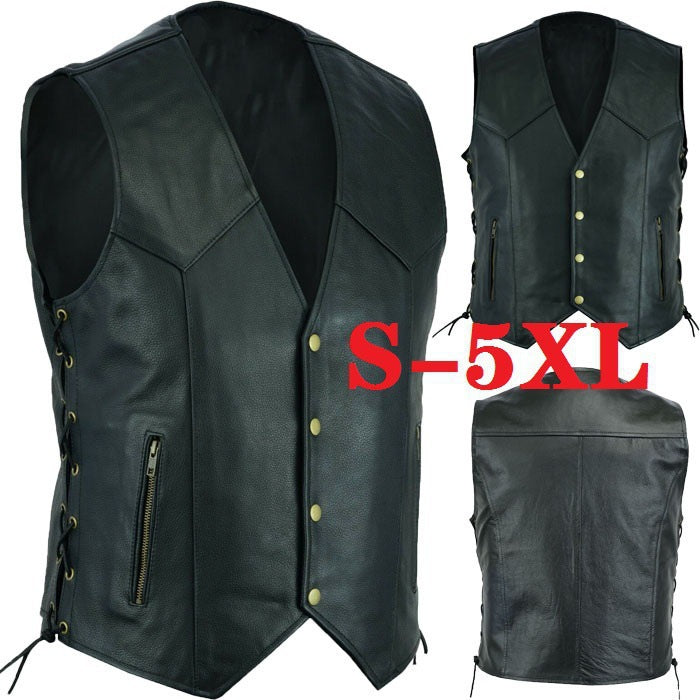 Herren elegante weste mit seitlichen Taschen und praktischen Verschluss EB