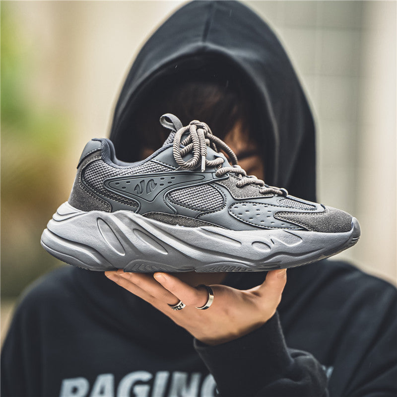 Damen Sportliche Street-Sneaker mit atmungsaktiver Mesh-Oberfläche und dämpfender Sohle EB