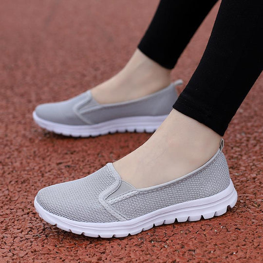 Damen Bequeme und atmungsaktive Slip-On Freizeitschuhe EB