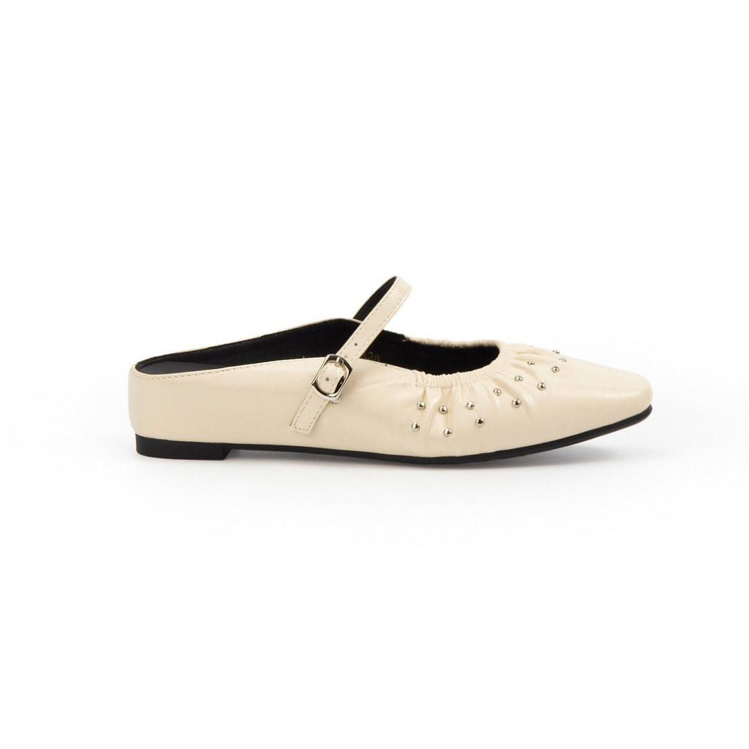 Damen Designer Ballerinas mit dekorativen Perlen EB