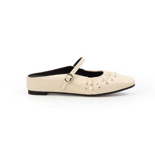 Damen Designer Ballerinas mit dekorativen Perlen EB