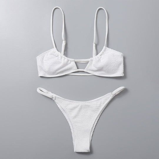 Damen Triangel-Bikini-Set mit raffiniertem Schnitt EB