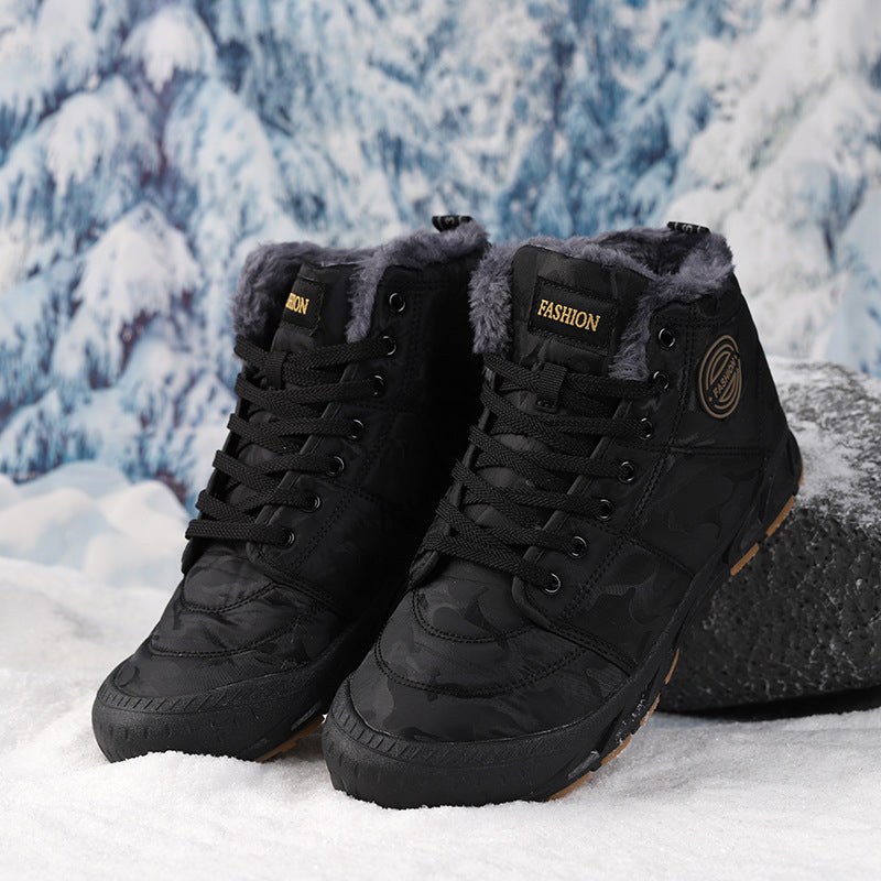 Damen isolierte Winterstiefel mit rutschfester Profilsohle und wärmendem Innenfutter EB