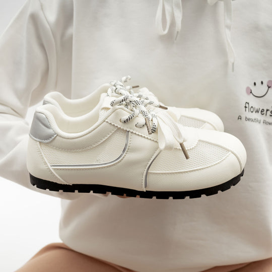 Damen Sportliche Freizeitsneaker mit atmungsaktiver Mesh-Oberfläche und komfortabler Dämpfung EB