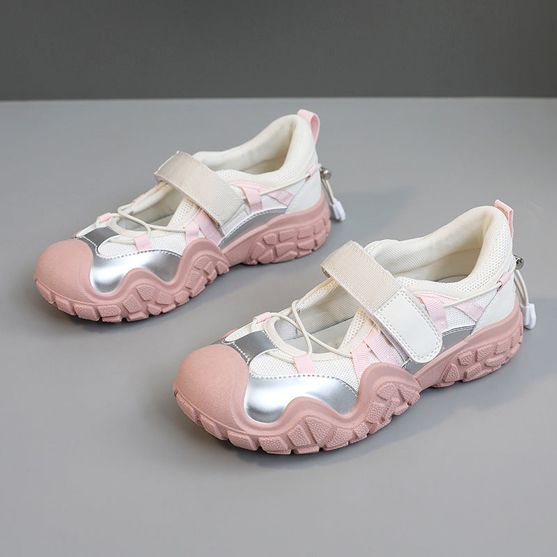 Damen Sportliche Freizeitschuhe mit verstellbarem Riemen EB