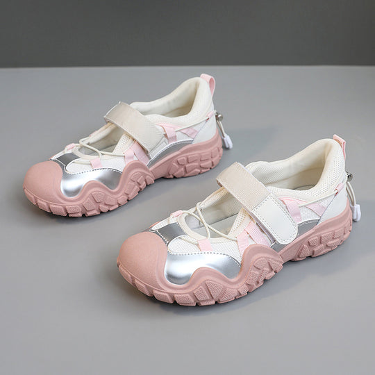 Damen Sportliche Freizeitschuhe mit verstellbarem Riemen EB