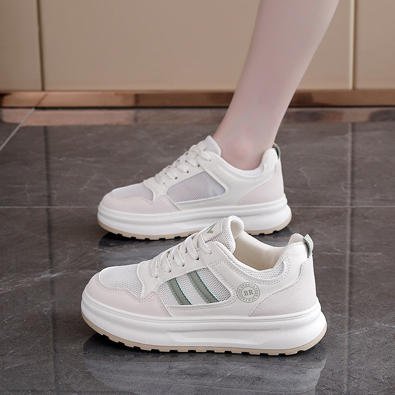 Damen Sportliche Sneakers mit atmungsaktiver Mesh-Oberfläche und stabilisierender Sohle EB