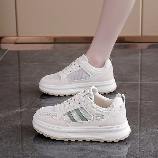 Damen Sportliche Sneakers mit atmungsaktiver Mesh-Oberfläche und stabilisierender Sohle EB