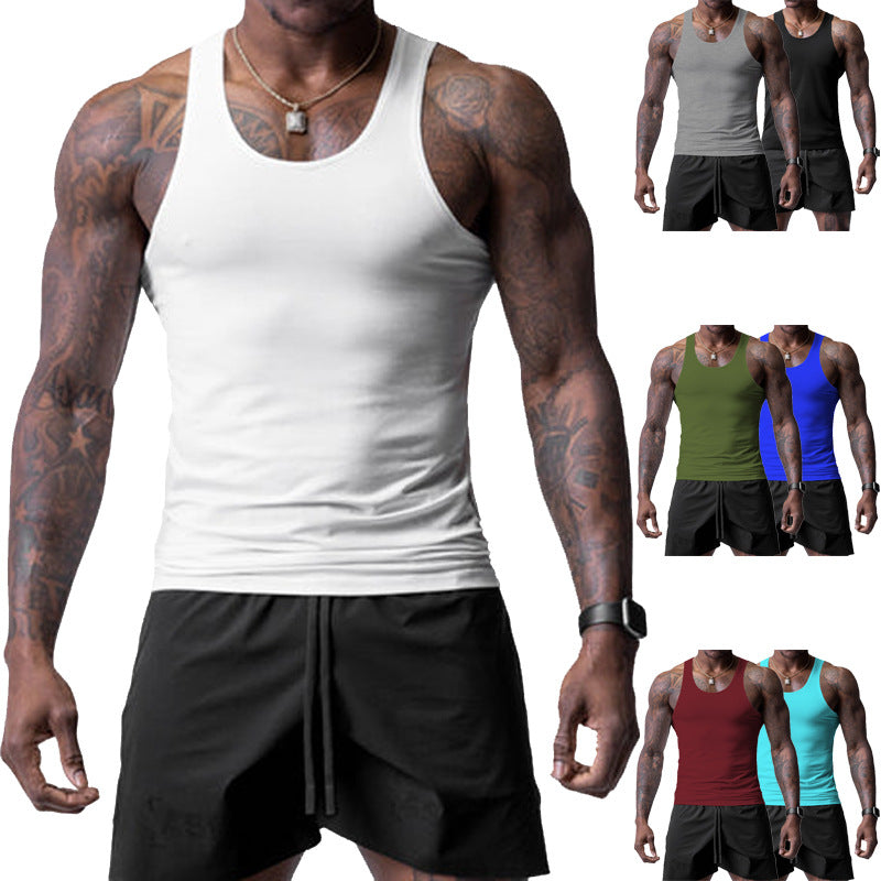 Herren Sportliches Tanktop und Shorts Set EB