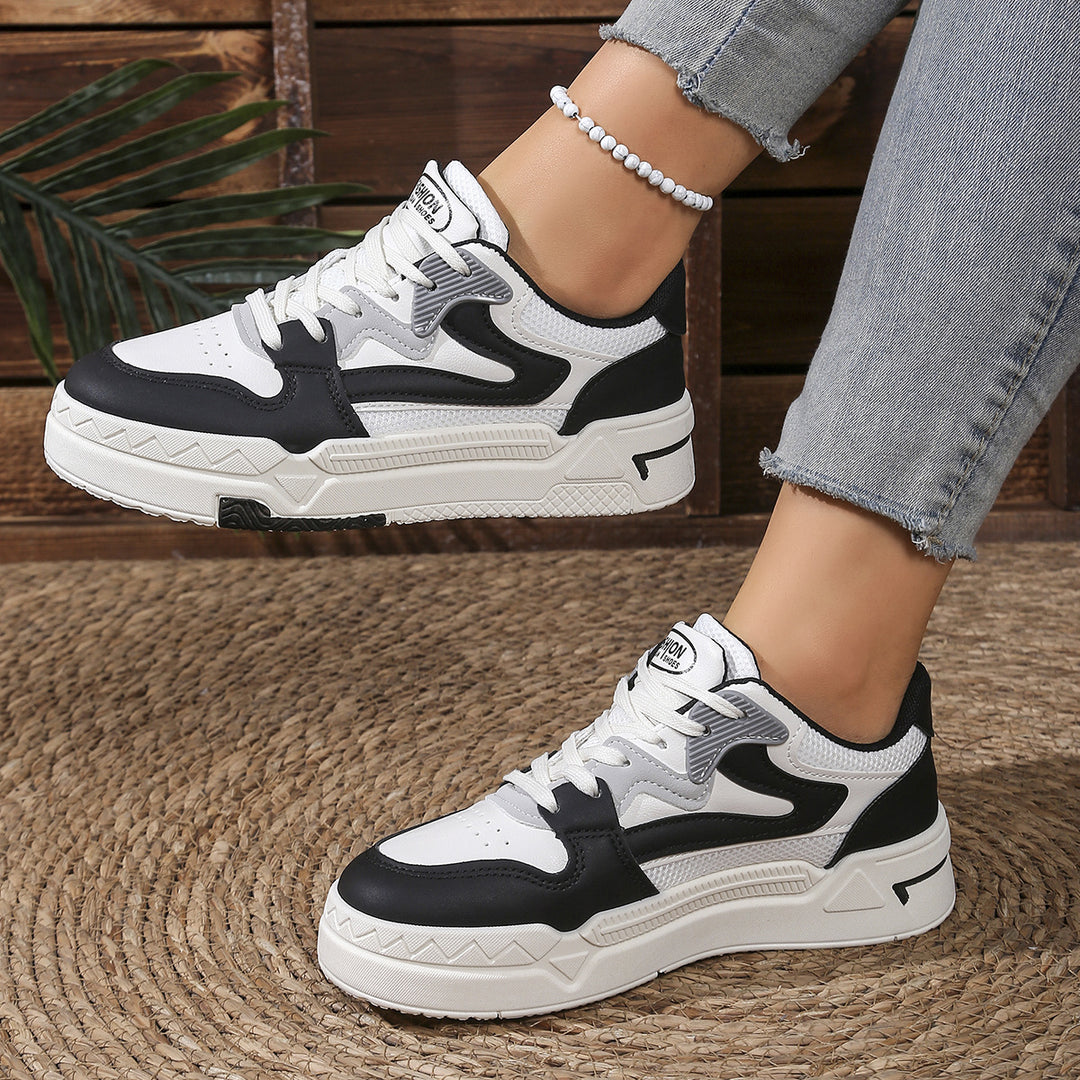 Damen Sneakers mit hochdämpfender Laufsohle und sportlichem Design EB
