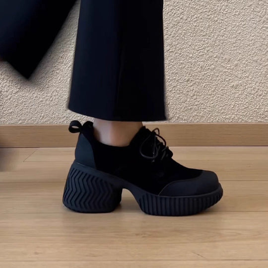 Damen Chunky Sneakers mit auffälliger Sohle EB