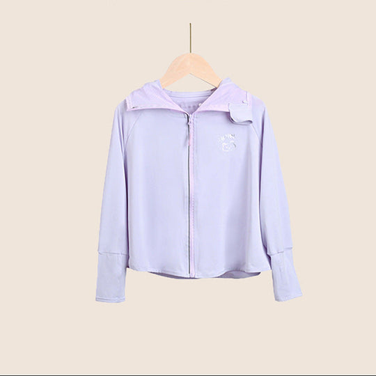 Damen leichte und atmungsaktive Sportjacke mit Kapuze EB