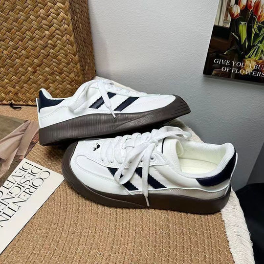 Damen Komfortable Sneaker mit atmungsaktiver Oberflächenstruktur und dämpfender Sohle EB