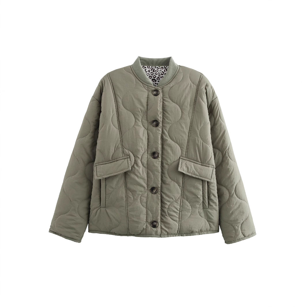 Damen gesteppte Winterjacke EB