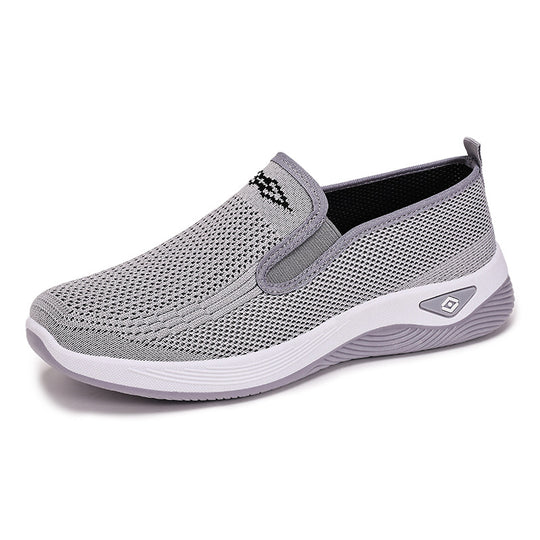 Damen Atmungsaktive Slip-On Sneakers mit rutschfester Sohle EB