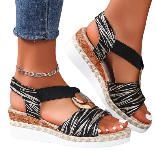 Damen Plateau Sandalen EB