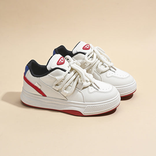 Damen Sportliche Sneakers mit dicker Laufsohle und atmungsaktivem Obermaterial EB