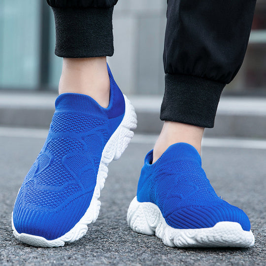 Damen Strick-Sneaker mit rutschfester Sohle und atmungsaktiver Passform EB