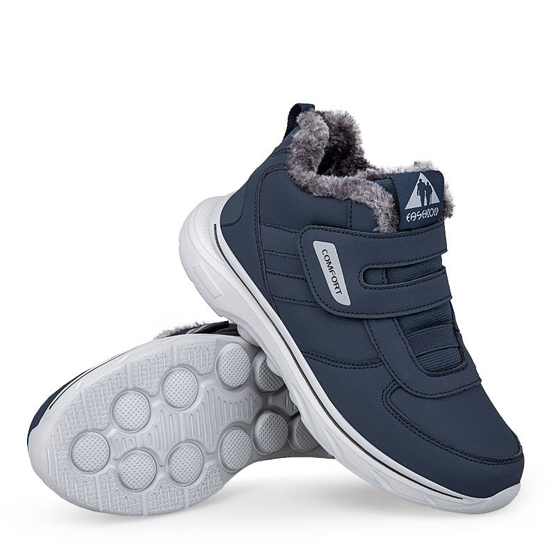 Damen Isolierte Winterstiefel mit rutschfestem Klettverschluss und weichem Innenfutter EB