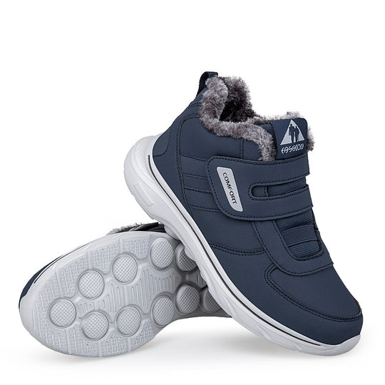 Damen Isolierte Winterstiefel mit rutschfestem Klettverschluss und weichem Innenfutter EB