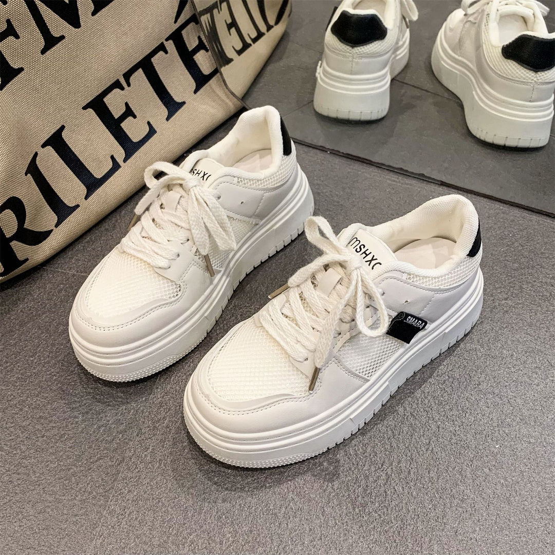 Damen Trendige Sneakers im sportlichen Design mit atmungsaktiver Mesh-Oberfläche EB