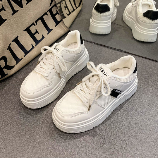 Damen Trendige Sneakers im sportlichen Design mit atmungsaktiver Mesh-Oberfläche EB