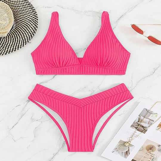 Damen Push-Up Bikini-Set mit vorteilhaftem High-Waist-Schnitt EB