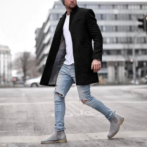 Herren elegante Wolljacke EB