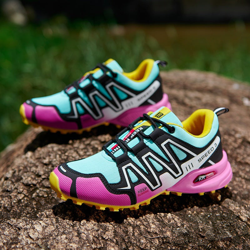 Damen Multifunktionale Sport-Sneaker mit innovativem Schnellschnürsystem und rutschfester Sohle EB