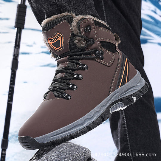 Herren Winterwanderschuhe mit isolierendem Futter und rutschfester Sohle EB