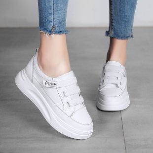 Damen Bequeme Slip-On Sneakers mit elastischen Riemen EB