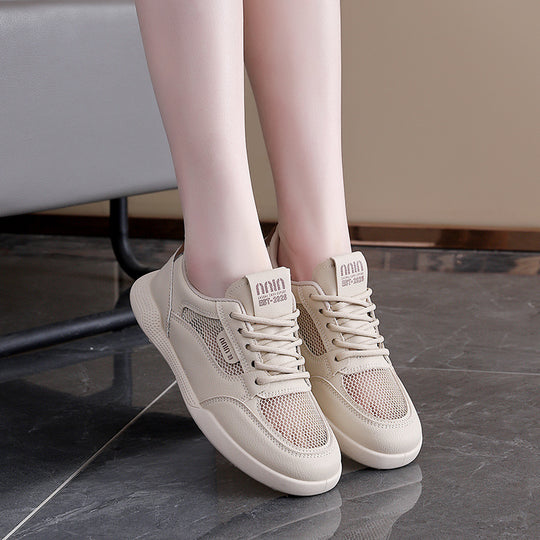 Damen atmungsaktive Freizeitschuhe mit innovativer Netzstruktur und rutschfester Sohle EB