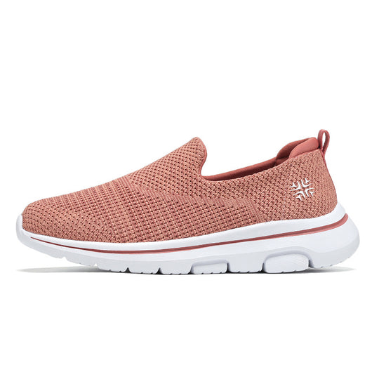 Damen Atmungsaktive Slip-On Sneakers mit elastischem Obermaterial EB