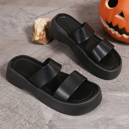 Damen Komfortable Plateausandalen EB