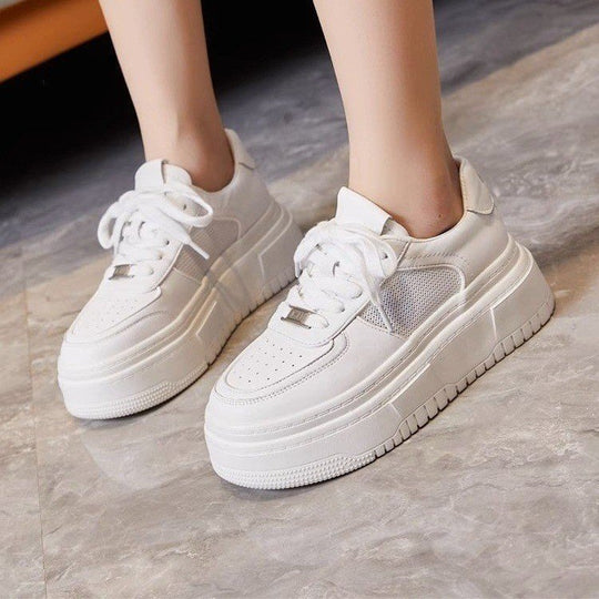 Damen Chunky Sneakers mit atmungsaktivem Mesh-Obermaterial und modischem Design EB