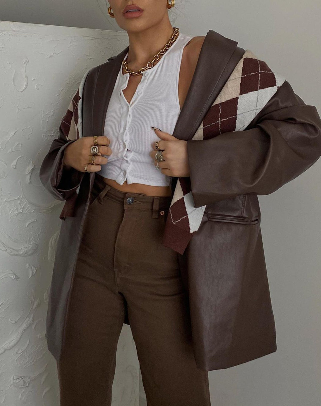 Damen Cropped Top mit Knopfdetails und sportlichem Schnitt EB