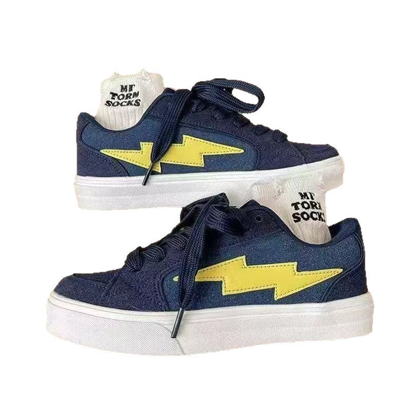 Damen Sneakers mit dynamischem Blitzdesign und bequemer Dämpfung EB