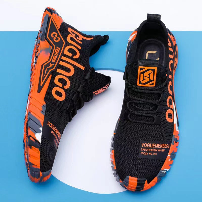Herren Sportliche Freizeitsneaker mit rutschfester Sohle und atmungsaktivem Obermaterial EB