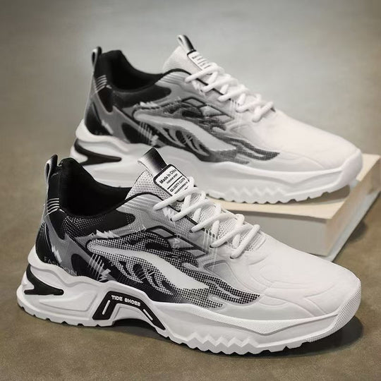 Damen Sportliche Sneaker mit atmungsaktiver Mesh-Oberfläche EB