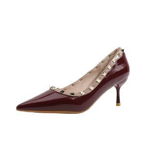 Damen elegante Stiletto-Pumps mit Glitzerverzierungen EB