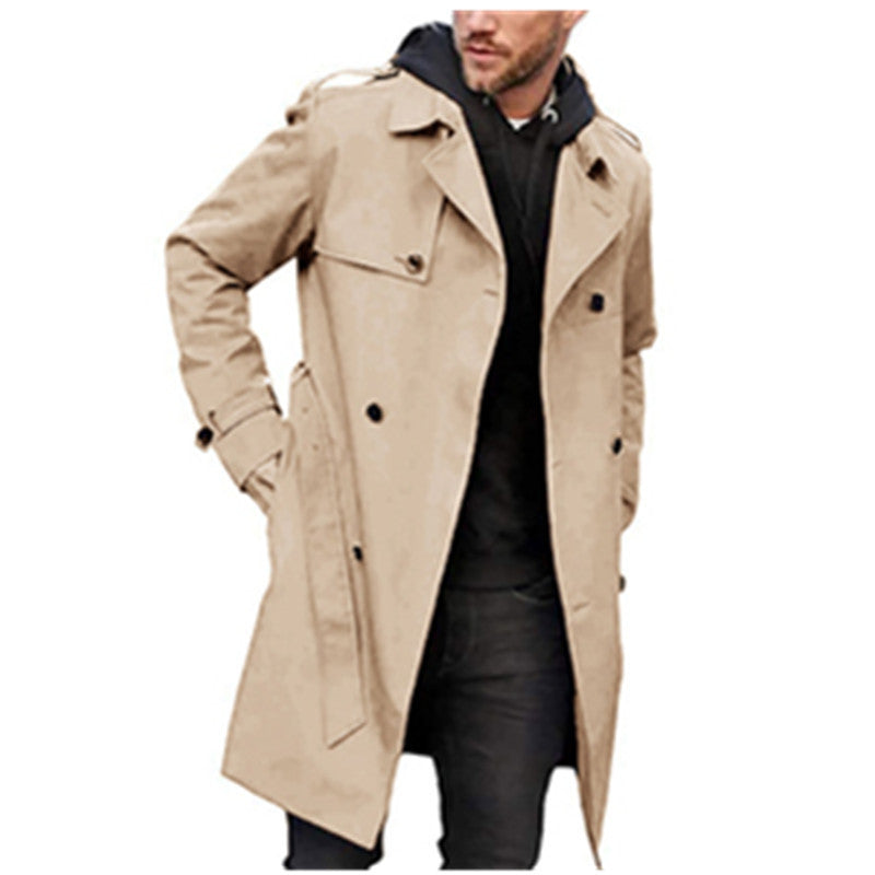Herren Trenchcoat mit klassischem Stil EB