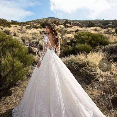 EB | Elegante weiße Braut Hochzeitskleid