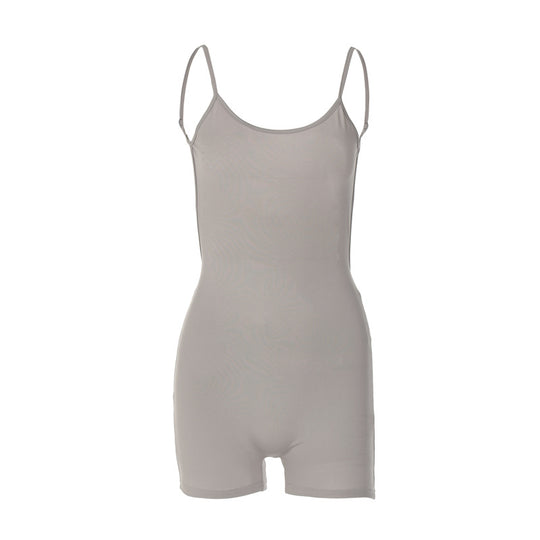 Damen Bodysuit mit schmalem Schnitt und feinen Spaghetti-Trägern EB