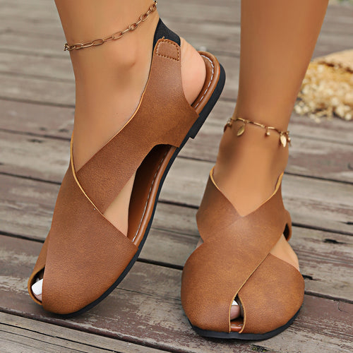 Damen Flexibles Leder-Ballettschuh-Design EB