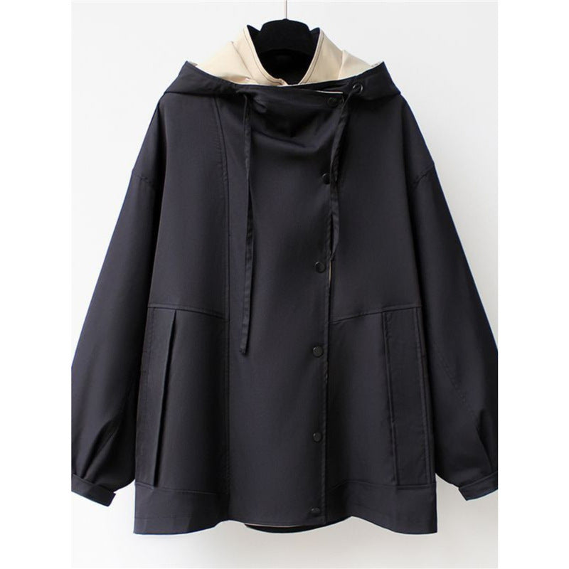 Damen multifunktionale Outdoor-Jacke mit großen Taschen und praktischen Reißverschlüssen EB
