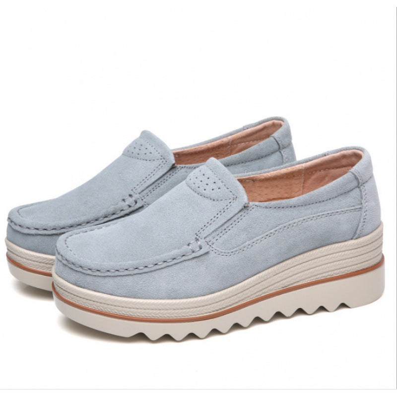 Damen Komfortable Slip-On Sneakers mit dämpfender Sohle EB