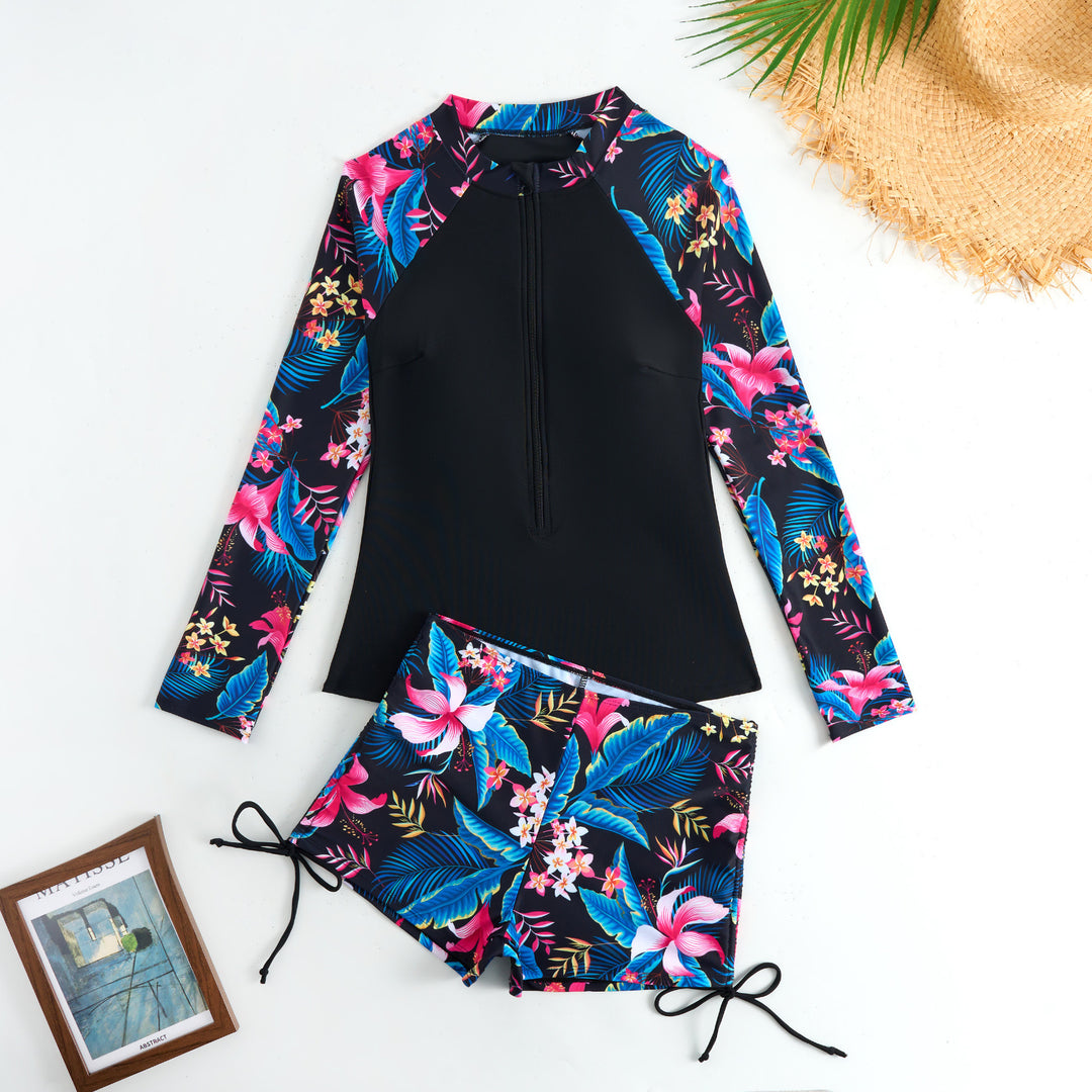 Damen Sportlicher Langarm-Surfuanzug EB