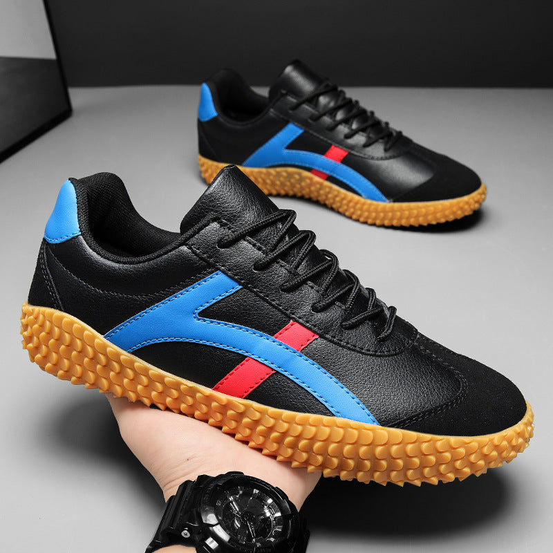 Unisex nan retro-urbaner Mesh-Sneaker mit profilierter Gummilaufsohle und Veloursleder-Zehenkappe EB